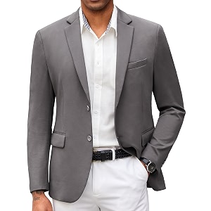 COOFANDY Mens Casual Blazer Slim Fit Suit