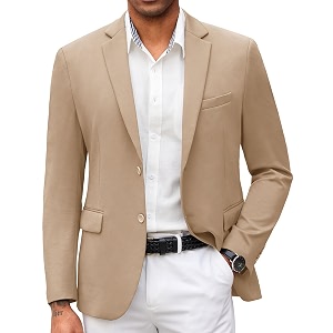 COOFANDY Mens Casual Blazer Slim Fit Suit