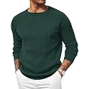COOFANDY Mens Crewneck Pullover Sweater Business Casual Knit Sweater