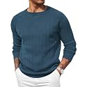COOFANDY Mens Crewneck Pullover Sweater Business Casual Knit Sweater