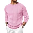 COOFANDY Mens Crewneck Pullover Sweater Business Casual Knit Sweater