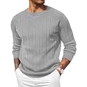 COOFANDY Mens Crewneck Pullover Sweater Business Casual Knit Sweater