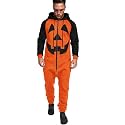 COOFANDY Mens Jumpsuit Onesie Hooded Full Zip One Piece Jogging Tracksuit
