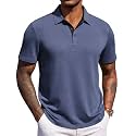 COOFANDY Mens Polo Shirts Short Sleeve Casual Summer Polo Tee Collared Tops