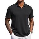 COOFANDY Mens Polo Shirts Short Sleeve Casual Summer Polo Tee Collared Tops