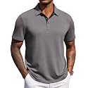 COOFANDY Mens Polo Shirts Short Sleeve Casual Summer Polo Tee Collared Tops