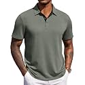 COOFANDY Mens Polo Shirts Short Sleeve Casual Summer Polo Tee Collared Tops