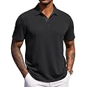 COOFANDY Mens Polo Shirts Short Sleeve Casual Summer Polo Tee Collared Tops