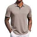 COOFANDY Mens Polo Shirts Short Sleeve Casual Summer Polo Tee Collared Tops
