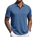 COOFANDY Mens Polo Shirts Short Sleeve Casual Summer Polo Tee Collared Tops