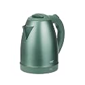 COOK WITH COLOR Electric Kettle - Rapid Boil, Sleek Design, and Safety Features - Great for Quick and Easy, Stainless Steel Sage, 1.7 Liters
