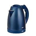 COOK WITH COLOR Electric Kettle - Rapid Boil, Sleek Design, and Safety Features - Great for Quick and Easy, Stainless Steel Blue, 1.7 Liters