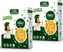 Cook Garden 100% Semolina | High Protein Healthy Diet | Maida Free & Cholesterol Free Fusilli Pasta (Pack of 2, 800 g)
