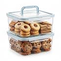 Cookie Containers for Airtight Storage 2 Pack