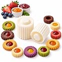 Cookie Mold for Jam-Filled Cookies, Manual Dough Stamp with Fluted Design and Center Indentation, Home Baking Shaping Tool，2 PC