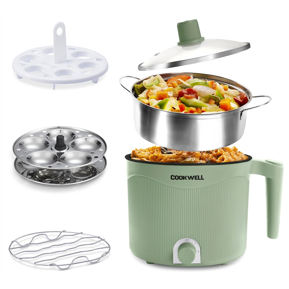 Cookwell Multipurpose Cook Kettle With 1.5L Nonstick Inner Pot (600W ...
