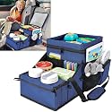 COOLBEBE Car Seat Organizer, Backseat Car Organizer, Navy Blue