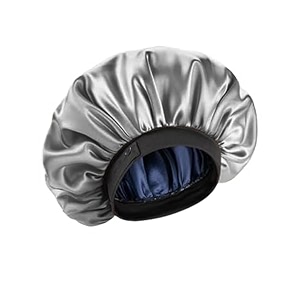 coolbeds satin bonnet for hair with 3 scrunchies l silk satin bonnet for curly hair  reversible hair cap  adjustable silk hair bonnet for sleeping  satin hair wrap for women with 3 scrunchies
