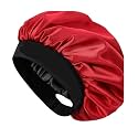 COOLBEDS Satin Bonnet for Hair with 3 Scrunchies l Silk Satin Bonnet for Curly Hair | Reversible Hair Cap | Adjustable Silk Hair Bonnet for Sleeping | Satin Hair Wrap for Women with 3 Scrunchies