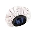 COOLBEDS Satin Bonnet for Hair with 3 Scrunchies l Silk Satin Bonnet for Curly Hair | Reversible Hair Cap | Adjustable Silk Hair Bonnet for Sleeping | Satin Hair Wrap for Women with 3 Scrunchies