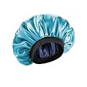 COOLBEDS Satin Bonnet for Hair with 3 Scrunchies l Silk Satin Bonnet for Curly Hair | Reversible Hair Cap | Adjustable Silk Hair Bonnet for Sleeping | Satin Hair Wrap for Women with 3 Scrunchies