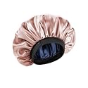 COOLBEDS Satin Bonnet for Hair with 3 Scrunchies l Silk Satin Bonnet for Curly Hair | Reversible Hair Cap | Adjustable Silk Hair Bonnet for Sleeping | Satin Hair Wrap for Women with 3 Scrunchies