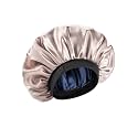 COOLBEDS Satin Bonnet for Hair with 3 Scrunchies l Silk Satin Bonnet for Curly Hair | Reversible Hair Cap | Adjustable Silk Hair Bonnet for Sleeping | Satin Hair Wrap for Women with 3 Scrunchies