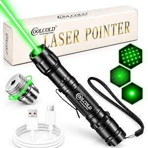 COOLCOLD Laser Light Powerful Rechargeable Green