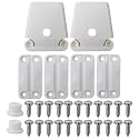 Cooler Hinge and Latch Replacement Kit Fit for Igloo, Repair and Replace Cooler Components, 4 Hinges and 2 latches [by Acupress]