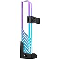 Cooler Master MasterAccessory ARGB GPU Holder Stand, Universal Horizontal, Edge-Lit ARGB Tempered Glass, Sag Prevention, Adjustable Length|Height Support (MCA-U000R-GSBTG-00)
