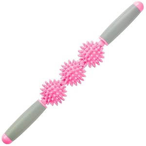 coolife fascia blasting muscle roller - cellulite massager - fascia roller for cellulite and sore muscles - neck leg back body roller deep tissue massage stick tools - 3 balls size version