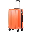 Coolife PC+ABS Hardshell Luggage, TSA Lock, Spinner Wheels, 24in Checked