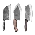 COOLINA Holy Trio 3-Piece Kitchen Knife Set, High Carbon Steel