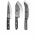 COOLINA Ultimate Trio 3-Piece Knife Set, High-Carbon Steel
