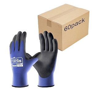 COOLJOB 60 Pairs Safety Work Gloves Pack