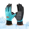 COOLJOB Waterproof Gardening Gloves Double Coated Garden