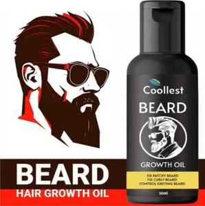 coollest beard growth oil for men beard softener soft and shine  hair oil 50 ml