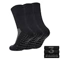 CoolMate Mens Grip Socks, Non Slip Athletic Socks for Pilates, Yoga