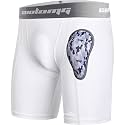 COOLOMG Mens Compression Shorts with Cup Baseball Football