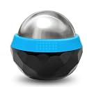 Coolrunner Cold Massage Roller Ball, Cryosphere Cold Massage Ball- Heat Therapy & Cold Therapy Relief with Cold Gel Core- Helps with Muscles Recovery and Inflammation for Shoulders, Neck (Black Blue)