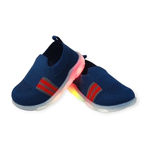 coolz kids knitted first walking shoes with light led-01 for baby boys and baby girls for 9-24 months