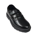 Coolz Unisex Kids Black Formal School Uniform Shoes Deluxe Vel