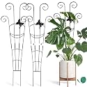 Coomin 32.6in Monstera Plant Support Trellis with One Butterfly, 2P