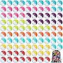 Coopay 12/50/100 Pack Plastic Baseballs Practice Training Balls Lightweight Hollow Softballs with a Drawstring Bag for Hitting Pitching Batting Training Indoor Outdoor Sport