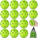 Coopay 14/48 Pack Practice Baseball Softball, Plastic Training Balls Lightweight Hollow Limited Flight Softballs for Hitting, Pitching, Batting Training Indoor Outdoor Use