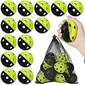 Coopay 14/48 Pack Practice Baseball Softball, Plastic Training Balls Lightweight Hollow Limited Flight Softballs for Hitting, Pitching, Batting Training Indoor Outdoor Use