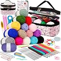 Coopay Crochet Kit for Beginner, Crochet Starter Kit with Portable Case