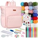 Coopay All-in-One Crochet Kit for Beginners Adults Kids-Ideal Crochet Gift