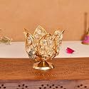 Elegant Crystal Diya for Home Décor – Sparkling Tealight Holder for Pooja, Festivals &amp; Gifting | Premium Decorative Diya for Divine Illumination | Ideal for Gifting (15 Nag)