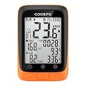 COOSPO BC107 Wireless Bike Meter, Automatic Signal Acquisition Time, Waterproof IP67 | Bluetooth Ant+ | 2.4 Inch Automatic Backlight Suitable for All Bikes, Orange